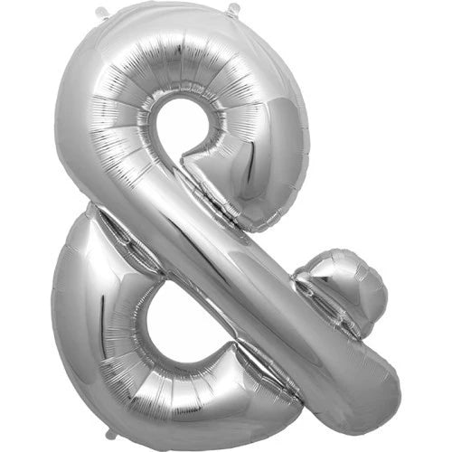 34” & Ampersand Symbol Silver